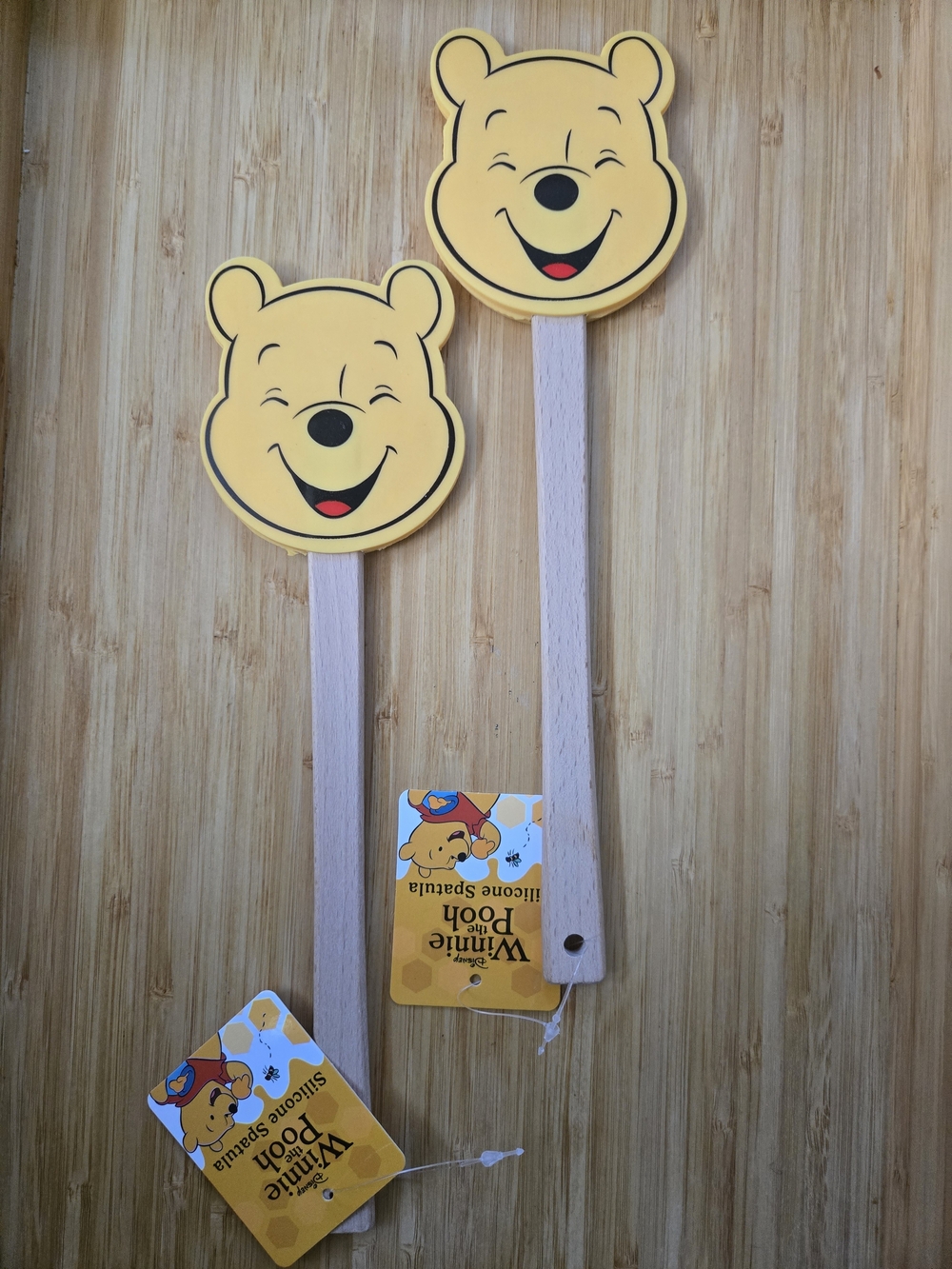 Winnie the Pooh Wooden Silicone Spatula Set